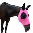 thumbnail image 1 of Máscara antimoscas para caballo Liekkas XL rosa con protección UV, 1 of 5