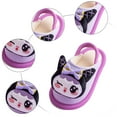 thumbnail image 5 of yocbz Toddler Slippers Girl Girls Boys Cute Cartoon Slippers Kids Warm Winter House Shoes Purple,Size for US 8, 5 of 6