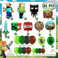 thumbnail image 3 of Minecraft Birthday Decorations, 81Pcs Minecraft Balloons Party Decorations Set for Kids Birthday Party Decorations Supplies, 3 of 8