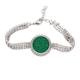 thumbnail image 1 of La búsqueda de límites formulas matematicas Pulsera de tobillera de cadena de tenis, joyería de diamantes, 1 of 3