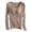 Khaki, variant on HXWCHs Women's Thermal Underwear top Thin Velvet Long Sleeve Shirt with Built-in Bra for Winter Comfort and Shape S Khaki