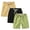 Yellow, variant on JoyHoop Toddler Girls 3 Pack Cotton Sport Jogger Shorts,Kids Summer Solid Active Short Pants