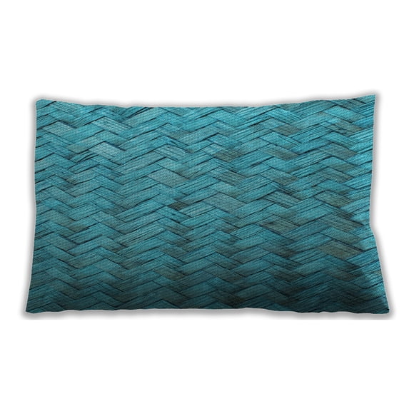 Ahgly Company Outdoor Rectangular Contemporary Lumbar Throw Pillow, 13 inch by 19 inch