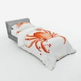 thumbnail image 2 of Ambesonne Ocean Bedding Set 3 Pcs, Sea Animals Theme Crabs, Twin XL, Vermilion, 2 of 2