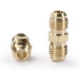 thumbnail image 5 of U.S. Solid 1/4 in Male Flare x 1/4 in Male Flare Brass Fitting Gas Union Connector Tube Coupler Pack of 2, 5 of 6