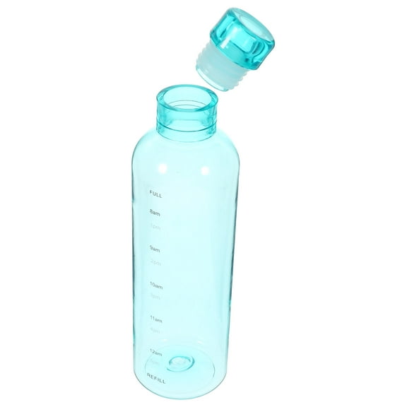 HEMOTON Material Travel Water Bottle with Time Scale for Outdoor Use Lightweight and 1 Liter