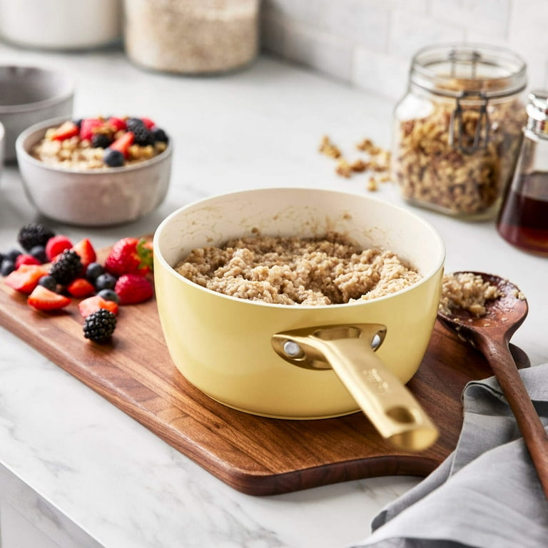 【BGS10】 DBFW ゴールドラベル Pristine 8枚セット GreenPan Reserve 10-Piece Ceramic Nonstick Cookware Set, Sunrise