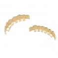 thumbnail image 3 of Oro Iced Out Diamond Dientes Braces Para Hombres Mujeres Hip Hop Grills Para Sus Dientes Superior E Inferior Unisex Rapper Braces Jewelry Monstrate CE007465-01, 3 of 6