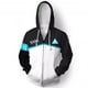 thumbnail image 1 of Juego Detroit Become Human Connor RK800 sudadera Cosplay disfraces primavera otoño hombres mujeres Casual abrigo con capucha chaqueta con cremallera Sudadera con capuchaBlancoSG Deng Xun unisex, 1 of 2