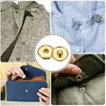 thumbnail image 7 of Uxcell 12 Set Sew-on Snap Buttons 19mm Metal Snap Fastener Buttons, Gold, 7 of 7
