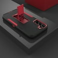 thumbnail image 2 of Samsung Galaxy S22 Plus/S22+ Case with Kickstand, Dteck Heavy Duty Phone Case 2 in 1 Hybrid Rugged Shockproof Cover for Samsung Galaxy S22+/S22 Plus, Black+Red, 2 of 6