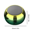 thumbnail image 3 of Mini altavoz inalámbrico de 300 mAh compatible con Bluetooth 4.2 (naranja degradado), 3 of 3