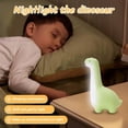 thumbnail image 4 of Cute LED Dinosaur Night Light with Colorful Lights, Safe & USB Powered for Kids' Room Decoration, 4 of 9