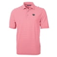 thumbnail image 2 of Men's Cutter & Buck Red Cincinnati Bearcats Big & Tall Team Logo Virtue Eco Pique Stripe Recycled Polo, 2 of 3
