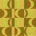 thumbnail image 1 of Ahgly Company Machine Washable Indoor Square Transitional Yellow Area Rugs, 8' Square, 1 of 7
