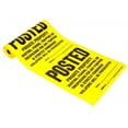 thumbnail image 1 of Private Property Sign, Yellow/Black Tyvek, 11 x 11 In., 100-Ct. - 845771, 1 of 2