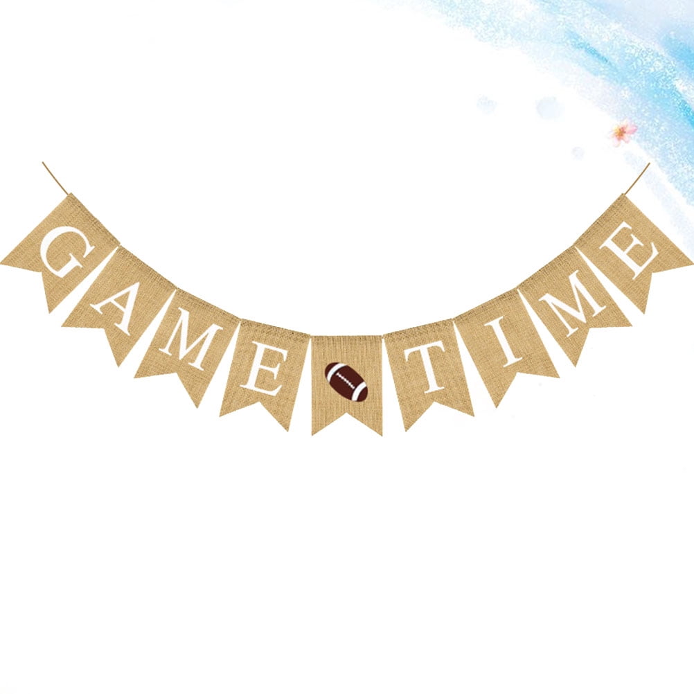 Football Party Door Cover Banner - 'It's Game Time' Decor For Football Birthday & Tailgate Parties - View #13