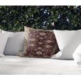 thumbnail image 5 of Oushak Burgundy Outdoor Pillow by Kavka Designs, 5 of 5