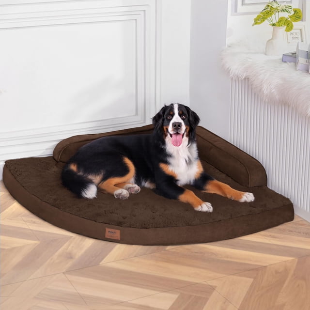 Cama ortopédica para perros MEKIY con laterales impermeables para perros XXXL