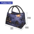 thumbnail image 2 of Disketp Mystery House Halloween Night Bolsa Térmica Estampada, Bolsa Térmica Aislante para Almuerzo, Playa y Campamento, 2 of 6