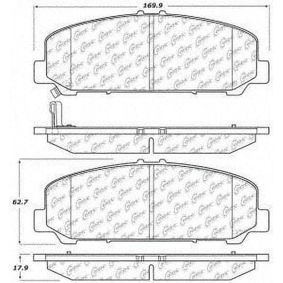 Centric Parts - Ceramic Pads