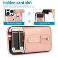 thumbnail image 3 of Allytech iPhone 16 Plus Wallet Case with Hidden Card Holder Vintage PU Leather Case Kickstand Flip Protective Business Cover for iPhone 16 Plus, Rosegold, 3 of 8