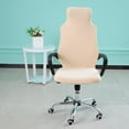 thumbnail image 2 of Office Chair Covers Computer Chair Slipcovers for Gaming Chair Beige, 2 of 8