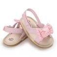 thumbnail image 5 of IROINNID Infant Girls First Walking Summer Sandals Soft Sole Non-slip Baby's Casual Sandals, Size 0-15M, 5 of 9