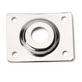 thumbnail image 2 of Vosarea Nickel Plated Guitar Jack Plug Plate for Replacement on Electric Guitar and Bass, 2 of 5