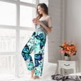 thumbnail image 5 of Rateoe Blue Floral with Butterflies Pattern Women’s Ultra-Soft Comfy Pajama Lounge Pants Sleepwear,Comfortable Lounge Wear,lightweight Pajamas, Casual Home Wear-XX-Large, 5 of 6