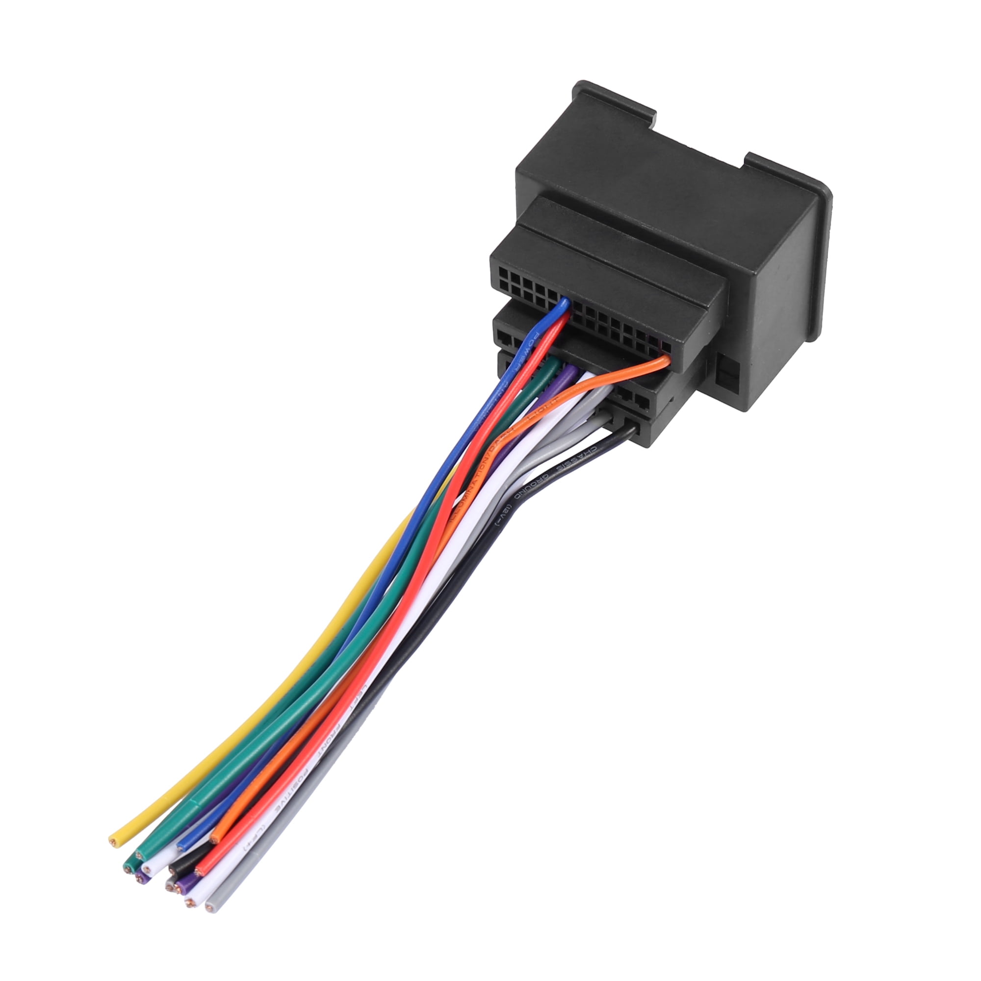 Unique Bargains DC 12V Car Female CD Radio Wire Harness Adapter for Chevrolet Cruze