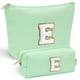 thumbnail image 1 of Bolsa de maquillaje con inicial YOOLIFE para mujer - Bonita bolsa de maquillaje con monograma, neceser para cosméticos, estuche de maquillaje para mujer, su mejor amiga, amistad, hermana, maestra, reg, 1 of 5