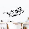 thumbnail image 3 of Etiqueta engomada del vinilo arte de del fútbol del nombre del fútbol para la decoración del dormitorio niños - #1 UNA, 3 of 9