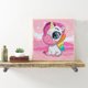thumbnail image 3 of Pintura de diamantes DIY, taladro de cristal redondo completo, decoración de pared de animales para niños, imagen Likrtyny Arte deco, 3 of 8