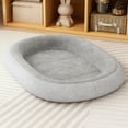 thumbnail image 3 of Orthopedic Dog Bed Small Washable, Oval Kennel Bed Cat Bed, Pet Couch Bed with Four Sided Bolster, 3 of 7