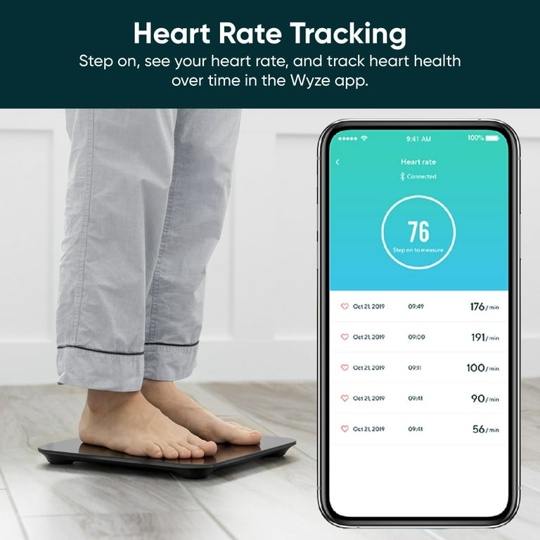 Body Fat Scale, Lepulse Large Display Scale For Body Weight, High Accurate  Digital Bathroom Scale, BMI Smart Weight Scale With Body Fat Muscle Heart R
