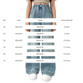 thumbnail image 4 of Otqutp Teen Girls Flare Denim Pants Baggy Wide Leg Elastic Waist Jeans Kids Cute Trendy Casual Denim Bell Bottom School Jean Bootcut, 4 of 8