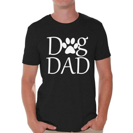 Awkward Styles Dog Dad Shirt Men's Graphic T-shirt Tops for Father Pet Loving Gift for Father`s Day Best Dad Ever T Shirt Daddy Gifts from Daughter Best Dad Gifts from Son Dog Lover Gift for (Best Father Daughter Dance Ever)
