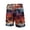 Orange, variant on MuXiKeJi Clothes Mens Swim Trunks with Compression Liner Quick Dry Bathing Suit 9" Swimming Beach Shorts with Zipper Pockets