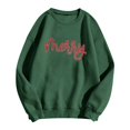 thumbnail image 4 of Christmas Outfits for Women Fall Clothes for Women Tree Pattern Crewneck Pullover Long Sleeve Streetwear Top for Casual Wear and Holiday Use, 4 of 4