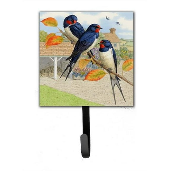 Swallows by Sarah Adams Leash or Key Holder