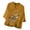 Yellow #2, variant on Guluxicc Floral Embroidered Cotton Linen Shirts for Women Summer 3/4 Sleeve Dressy Casual Loose Blouses Gauze Boho Tunic Tops