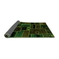 thumbnail image 2 of Ahgly Company Indoor Square Patchwork Green Transitional Area Rugs, 4' Square, 2 of 4