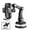 X0566 black (air vent clip), variant on Car phone holder with multi-functional car navigation suction cup for windshield and center console