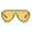 Yellow, variant on Rivet Studded Frame Sunglasses For Women Men Night Event Gathering Props