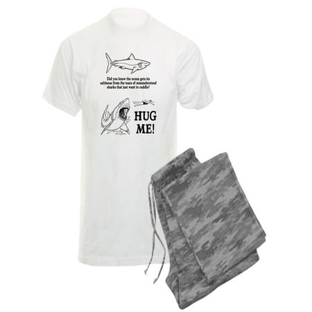 

CafePress - Sharks Need Hugs - Men s Light Pajamas