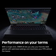 HyperX OMEN 15.3 WQXGA 180Hz 2.5K IPS Gaming Laptop, AMD Ryzen 9 8940HX, NVIDIA GeForce RTX 5070, 16GB, 1TB SSD, Black, Windows 11