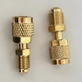 thumbnail image 4 of Adaptateur en Laiton pour Réfrigérateur Résistant à la Rouille et à la Corrosion R32/R454B Raccord Fileté Inversé pour Climatiseur, 4 of 8