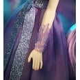thumbnail image 4 of Barbie Crystal Fantasy Collection Amethyst Doll with Genuine Stone Necklace, 4 of 6