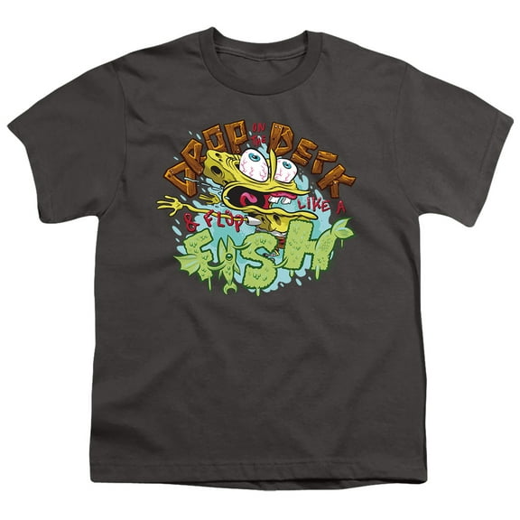 Spongebob Drop and Flop Unisex Youth T Shirt